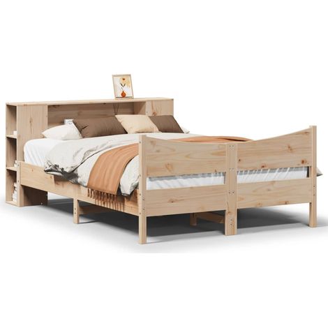 Maison Exclusive - Letto senza Materasso 135x190 cm in Legno Massello di Pino