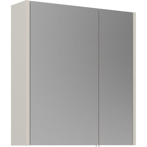 Badezimmerschrank mit Spiegel "Arno 60" – 60 x 16 x 66 cm – Cashmere (1/3)