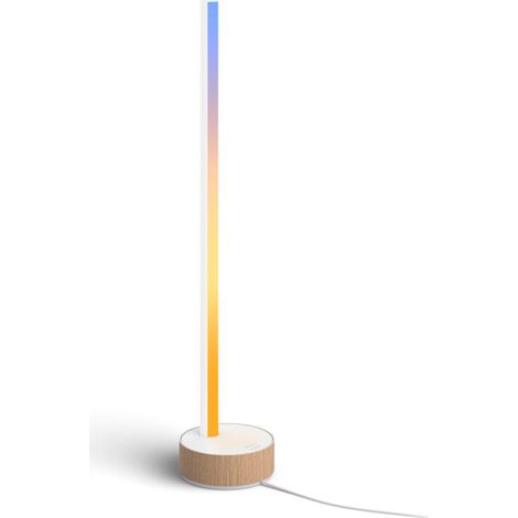 Philips Hue Signe Lampe de table (Couleur Bois) Lumière blanche et colorée - White and Color Ambiance Gradient (1/5)