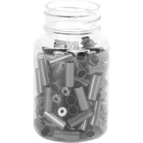 Embouts de câbles de freins en alliage d'aluminium haute résistance à la corrosion et à haute ténacité, pour une plus grande flexibilité. Accessoires de vélo couleur titane. (1/5)