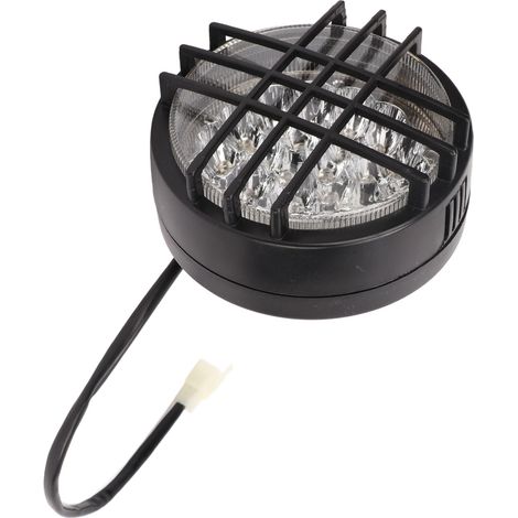 Phare LED 12 V à 3 fils avec grilles de protection pour quad, kart et VTT de 50 à 200 cm³. (1/5)