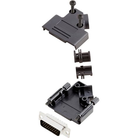TRU COMPONENTS TCD45PKP15HDP26K 7709188 D-SUB Stiftleisten-Set 45 ° Polzahl: 26 Lötkelch 1 St.