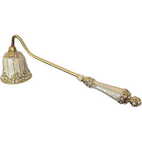 Éteignoir à bougie élégant à long manche, design vintage, parfait pour la décoration intérieure et les cadeaux. (1/5)