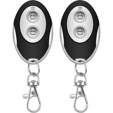 2 Pièces Telecommande Universelle Portail, Telecommande Garage 433,92 MHz Telecommande Garage Universelle sans Fil pour modèles à Code tournant 433MHz ECOSTAR RSC2, RSE2 RSZ1