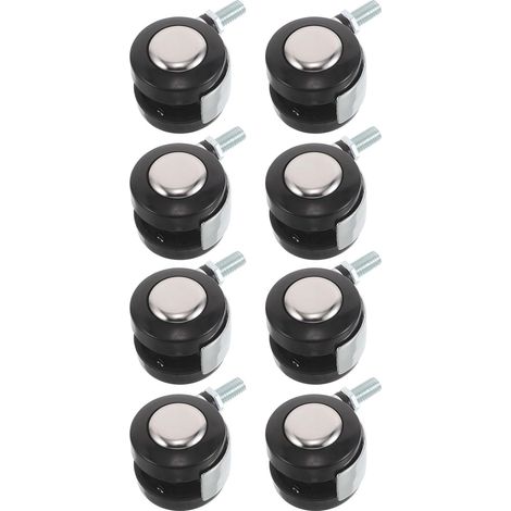 Roulettes Compatibles Polyvalentes Lot de 8 pour Chaise de Bureau 1,5 Pouces en Nylon et Alliage Frein à Gravité, Fonctionnement Silencieux pour Espaces Ouverts (1/5)