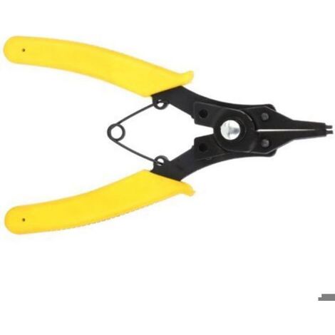 Pince à circlips 4 en 1, outil combiné pour l'intérieur et l'extérieur, avec poignée en plastique (1/4)