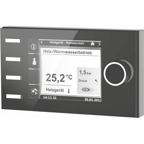 Wolf Bedienmodul BM-2 schwarz ohne Außenfühler Modul Wärmepumpe Zubehör 2745306