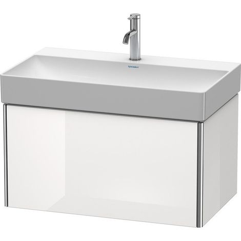 Duravit XSquare Vanity unità a parete appesa 78,4x46,0 cm,1 estraibile, per lavabo DuraSquare 235380, Colore (anteriore/corpo): Azzurro Opaco - XS406200909