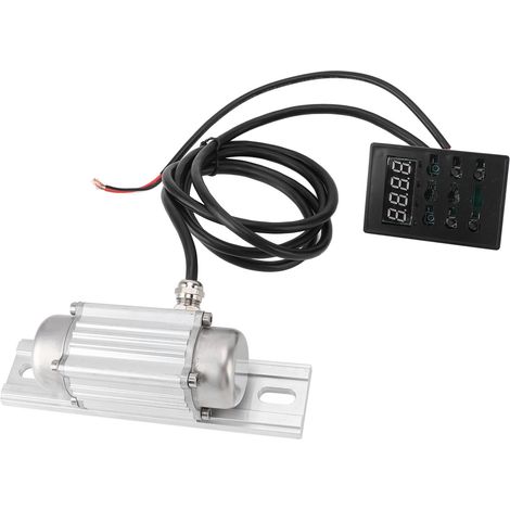 Moteur de vibrateur à béton 7500 tr/min en alliage d'aluminium, vitesse réglable, affichage numérique, prévention IP65, DC 12V, Vibration sans balais 15W (1/5)