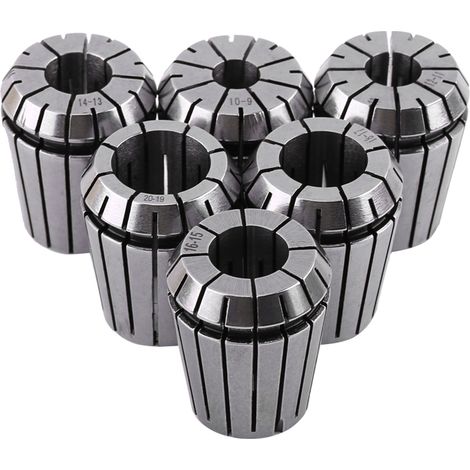 6 pièces Ressorts de Serrage ER32 pour Fraiseuse CNC et Tour, Diamètre 10-20mm (1/5)