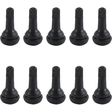 Alnicov TR415 Tire Valve Stem Rubber Tire Valve Stem Replacement for Tubeless Rims 10pcs