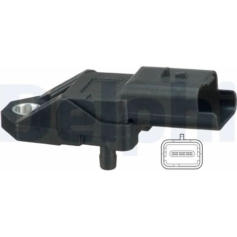 Capteur, pression de suralimentation Delphi Technologies PS10180 CITROËN 1703244