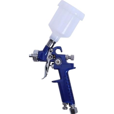 Pistola pulverizadora, mini pistola pulverizadora de pintura, boquilla de 0,8 mm, aerógrafo HVLP para pintar automóviles, pulverizador de alta atomización, herramienta neumática de aerógrafo, pistola (1/5)