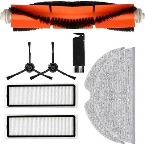 Filtre pour aspirateur brosse pour aspirateur Filtre de brosse pour aspirateur filtre de avec Xiaomi Mijia 1C / STYTJ01ZHM T1 Dreame F9 Robot Aspirateur Main Side Brosse HEPA Filtre Serpillière Cloth (1/5)