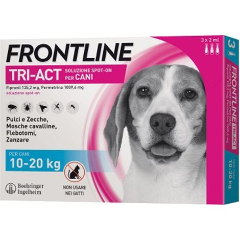 FRONTLINE TRI-ACT 10-20 KG 3 PIPETTE
