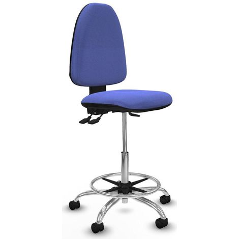 Piqueras y Crespo Bürostuhl Blau Klar Höhenverstellbar