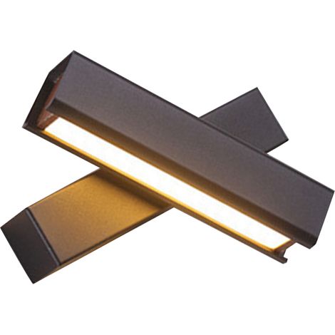 Dekorative Wandleuchte im schlichten Stil, 350° drehbar, weißes und schwarzes Licht, ideal fürs Schlafzimmer. (1/5)
