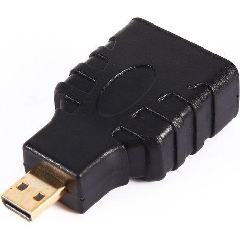Convertisseur audio-vidéo Micro HDMI vers HDMI, adaptateur scaler pour TVHD, DVD et smartphone