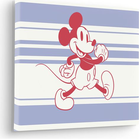 Komar Canvasbild Disney Mickey Wonderful Live - 40 x 30 cm - Bild auf Keilrahmen - Vintage und Retro (1/2)