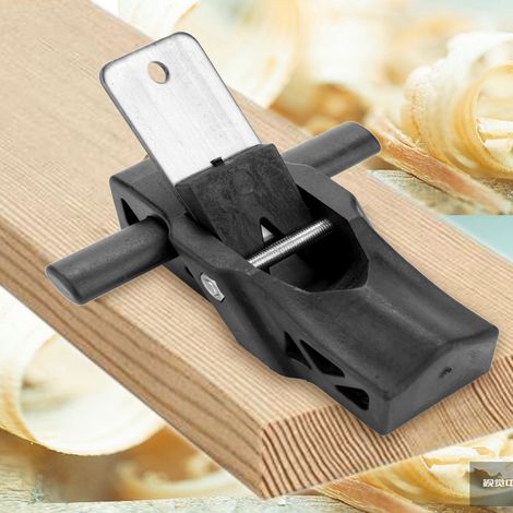 Mini rabot à main à fond plat pour menuisier, rainurage et finition du bois, lame de 30 mm (1/5)
