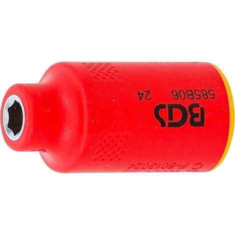 Douille pour Clé VDE Six Pans 10 mm (3/8) - 6 mm - Sécurité et Précision - Acier, Pro, 1000 V - D-Work (1/5)