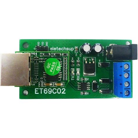 ET69C02 Ethernet-Netzwerk IP RJ45 zu RS485 Bus-Konverter--