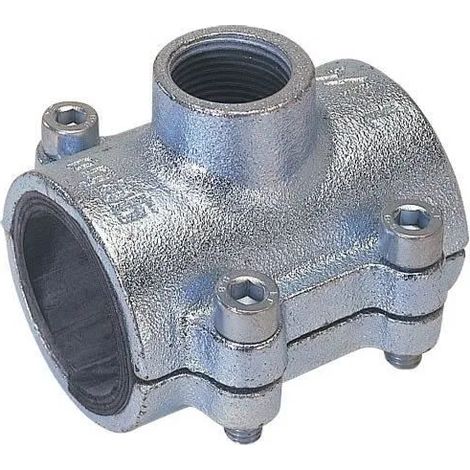Abrazadera de montaje Gebo ANB de 3" x 2" para tubos de acero