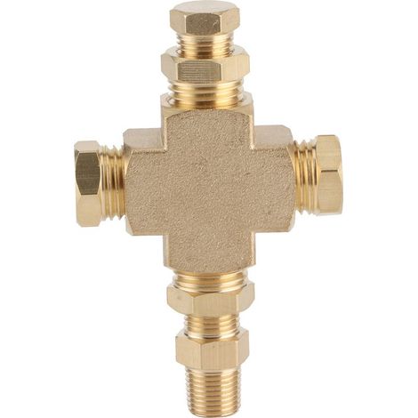 Adaptateur pour Sensor Distributor Oil Pressure Temperature Connector 1/8in‑27 NPT 1/4in‑18 NPT (1/5)