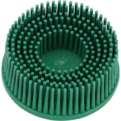 Disque à Poils de 2 Pouces Grit 80 Carbure de Silicium Vert pour Meuleuse d'Angle, Perceuse Électrique, Outils Rotatifs, Mini Ponceuse (1/5)
