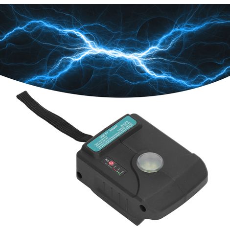 Akku-Adapter-Dock-Umrüstset mit USB-Anschluss für 18V-21V-Ladevorgänge – Akku-Umrüstset mit zwei USB-Anschlüssen, LED- und Leistungsanzeige – 127 g, Kunststoff (1/5)