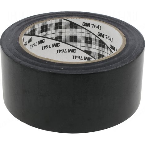 scotch vinyle 3m 764i noir largeur 50 mm