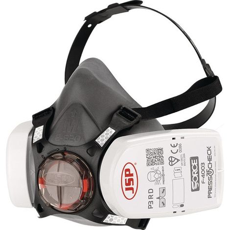 Medio mascle para respiratory protective force ™ 8 en 140 en 143 presiona para verificar con