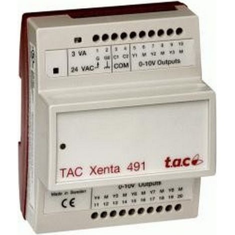 T.A.C Xenta 491 V1 - Module de sorties Analogique - 007303010