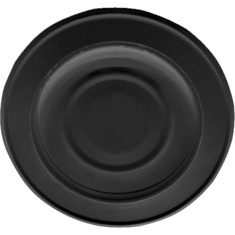 ROSONE C/COPERCHIO TUBO STUFA CLASSIC Ø10CM NERO OPACO
