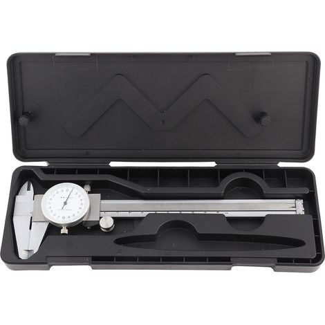 Eosnow,Calibro a Vernier Antiurto da 0-150 mm / 0.02 mm con Strumento di Misurazione Metrica di Precisione