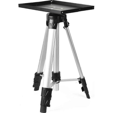 Support de projecteur portable trépied réglable multifonctionnel stable pour usage domestique mini plateau de projection télescopique (1/5)
