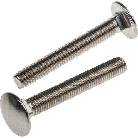 Boulon Acier Inoxydable, Brut, M8 x 60mm ( Prix pour Sachet de 50 )