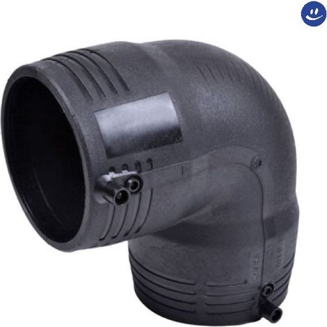 Curva 90° elettrosaldabile in polietilene serie wavin monoline pe 100 ø75 pn16 WAVIN