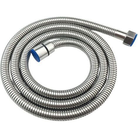 1.5M Stainless Steel Shower Hose, Universal Expandable Shower Hose 1/2\" Female Thread, Anti-Explosion, Anti-Twist and Anti-Corrosion and Conical and Hexagonal Clamping Nuts (1/5)