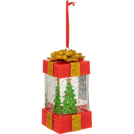 Decorazione regalo h13 cm 1 led bianco caldo alimentato a batteria - Feeric lights & christmas (1/5)