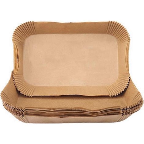 Papier spécial rectangulaire pour doublure de friteuse à air (1/5)