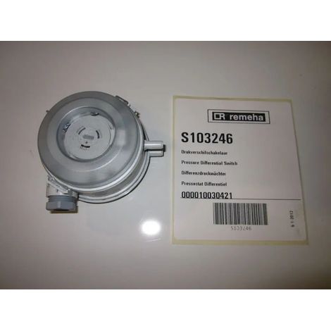 Remeha Pressostat d'air Gaz 310/610 EcoPro, S103246