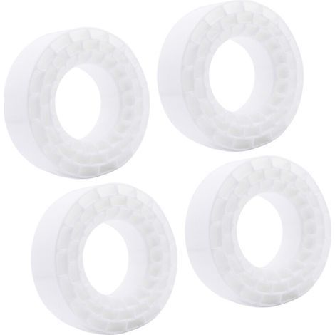 Pneus intérieurs en Silicone améliorés, 4 pièces, 1,55-Blanc