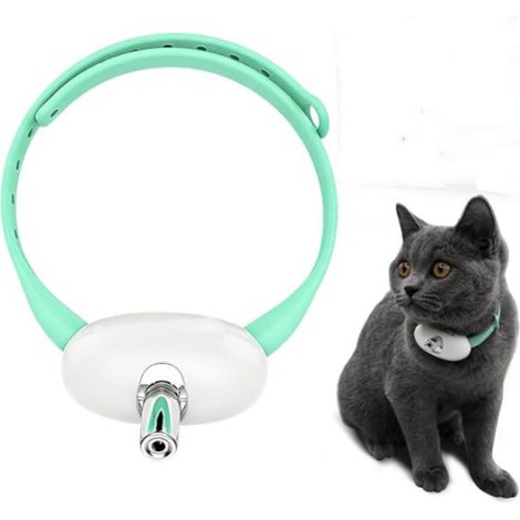 Collier jouet pour chat, collier interactif à angle réglable pour animaux de compagnie, jouet d'intérieur rechargeable (1/5)