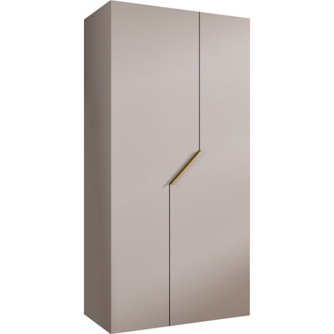 Armoire Hartford 594, Cachemire, 202x100x52cm, Portes d'armoire: Avec des charnières, Nombre d'étagères: 0 (1/5)