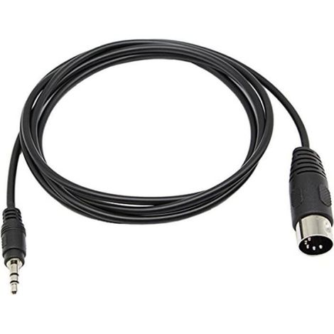 1 Câble MIDI, 5 broches DIN 5, TRS Stéréo Mâle, 1,52 m, pour lecteur CD DVD ordinateur (1/4)