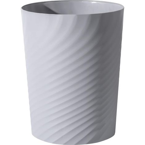 Petite poubelle en plastique, corbeille à déchets pour salles de bains, buanderies, cuisines, bureaux, chambres d'enfants, dortoirs. (1/5)