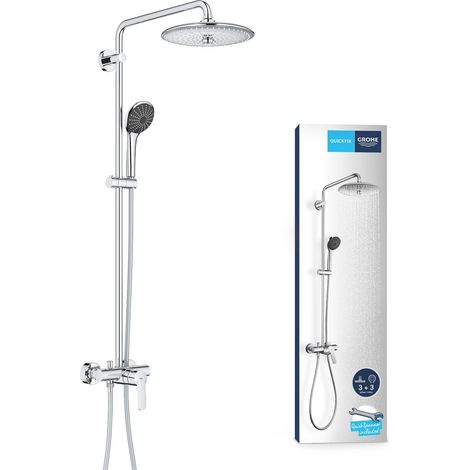 Colonne de douche avec mitigeur monocommande Vitalio Joy System 260 Chromé 27684001 (1/5)
