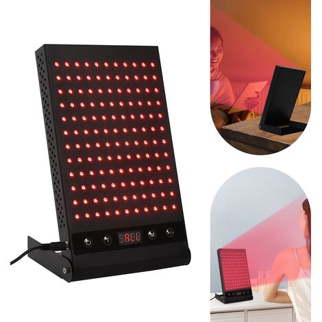 Lampe thérapeutique à lumière rouge de 24W avec minuterie, lampe chauffante à LED rouge à 3 niveaux d'intensité, Luminaire (1/5)