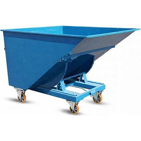 Cassone ribaltabile su ruote - 1600 litri - Carico mass. 2000kg - TIPPO1600L-R